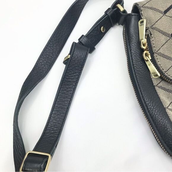 Fossil PRESTON Argyle Diamond Jacquard Shoulder Crossbody Bag - Picture 10 of 13